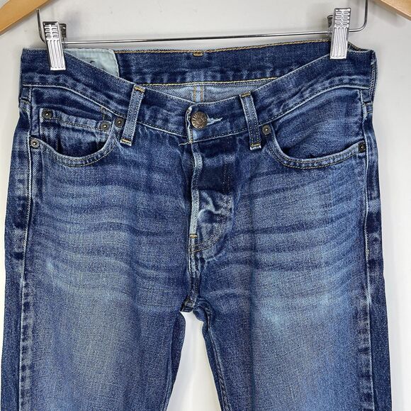 Hollister California Authentic Denim Blue Straight Jean Men’s 31x31.5 Epic Flex - Picture 2 of 10